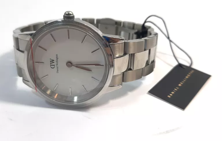ZEGAREK DANIEL WELLINGTON ICONIC LINK 36MM SILVER WHITE DW00100203