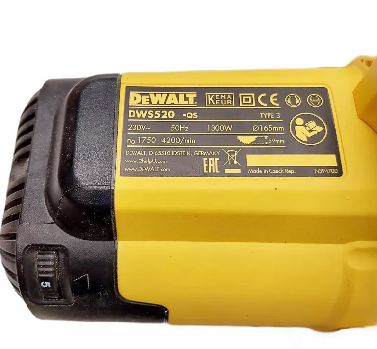 ZAGŁĘBIARKA DEWALT DWS 520 + WALIZKA