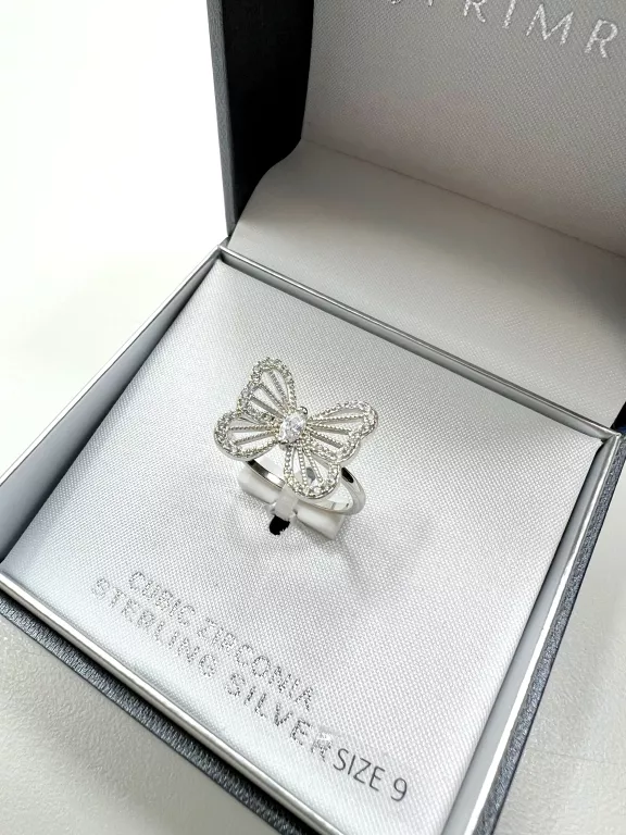 SREBRNY PIERŚCIONEK MOTYL PRIMROSE / R21 / 925