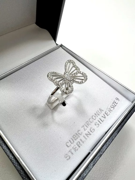 SREBRNY PIERŚCIONEK MOTYL PRIMROSE / R21 / 925