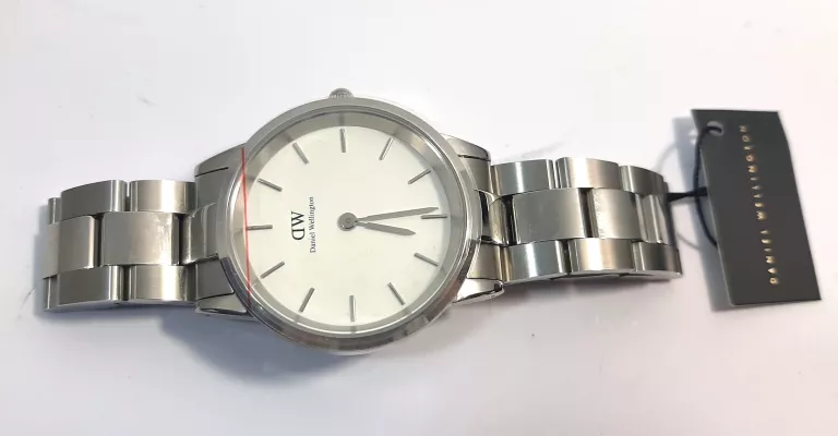 ZEGAREK DANIEL WELLINGTON ICONIC LINK 36MM SILVER WHITE DW00100203