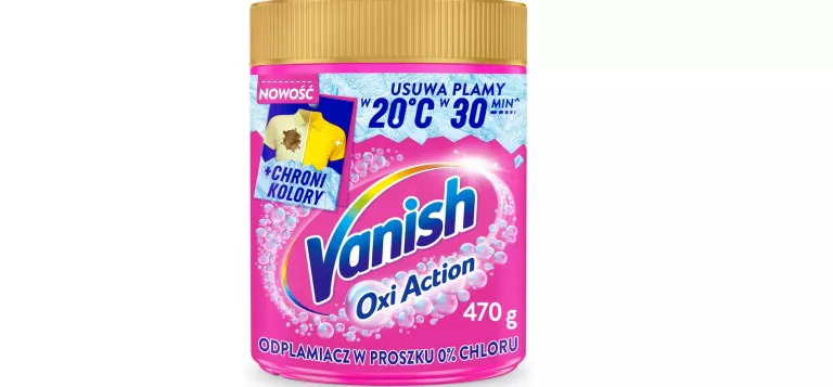 VANISH OXI ACTION PINK ODPLAMIACZ DO KOLORÓW 470G