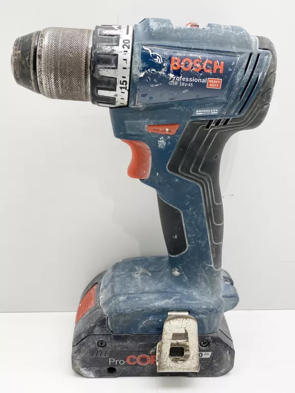 WKRĘTARKA AKUMUALTOROWA BOSCH GSR 18V-45 + AKU 4.0 AH