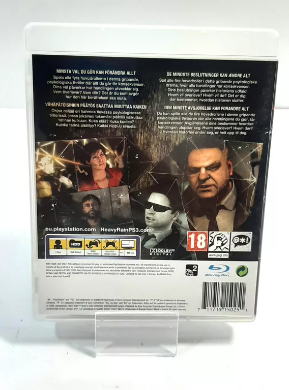 GRA PS3 HEAVY RAIN