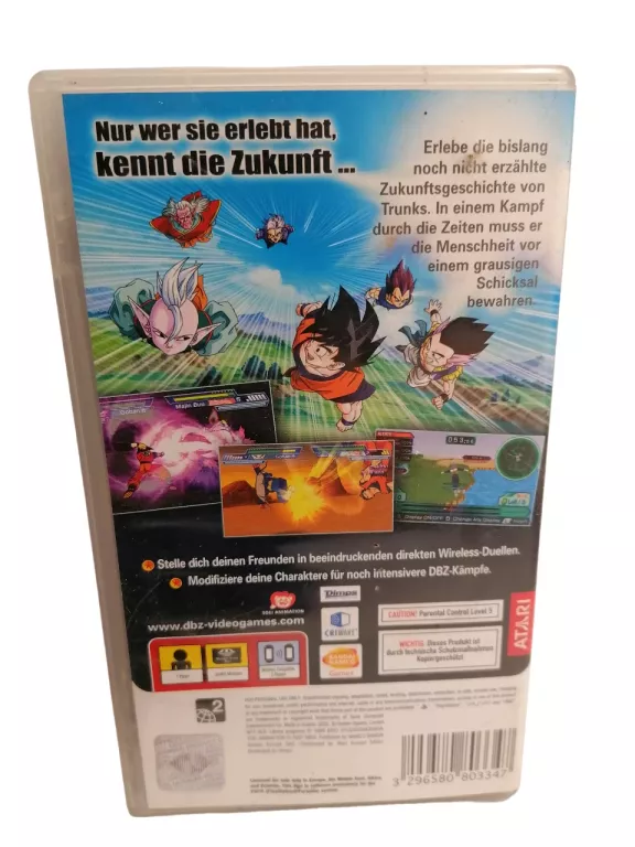 GRA DRAGONBALL Z SHIN BUDOKAI 2 PSP