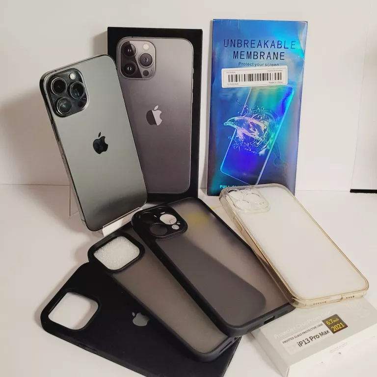 TELEFON APPLE IPHONE 13 PRO MAX 128GB 5G 6.7'' 120HZ KOMPLET PLUS ETUI 5