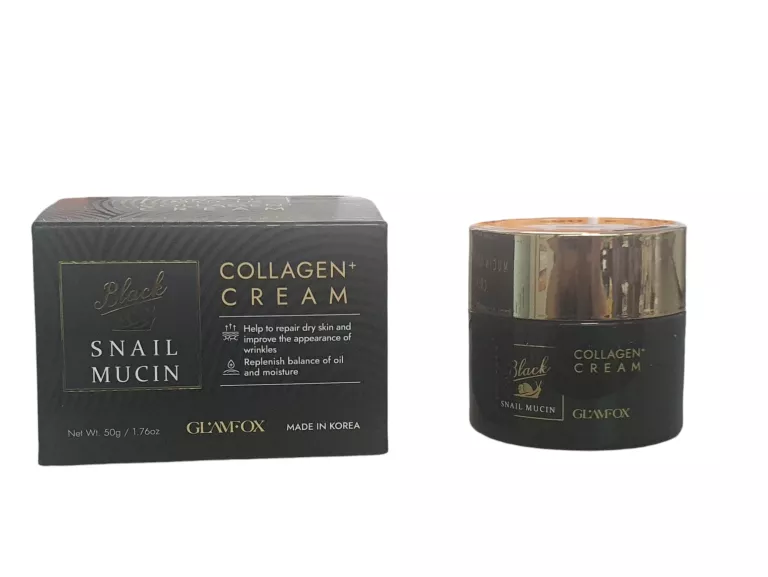 KOREA GLAMFOX BLACK SNAIL MUCIN COLLAGEN KREM 50 ML