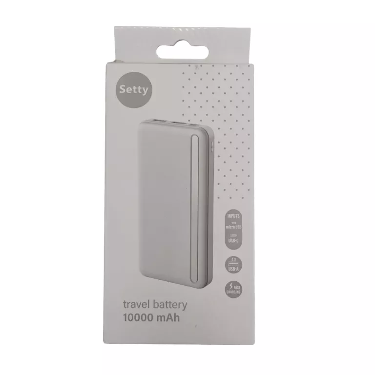 POWERBANK SETTY TRAVEL BATTERY 10000MAH