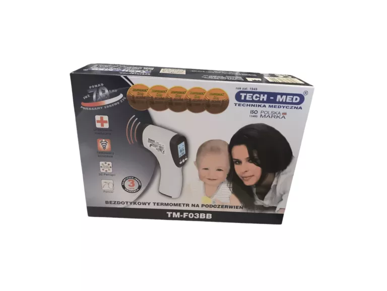 TERMOMETR BEZDOTYKOWY TECH-MED TM-F03BB