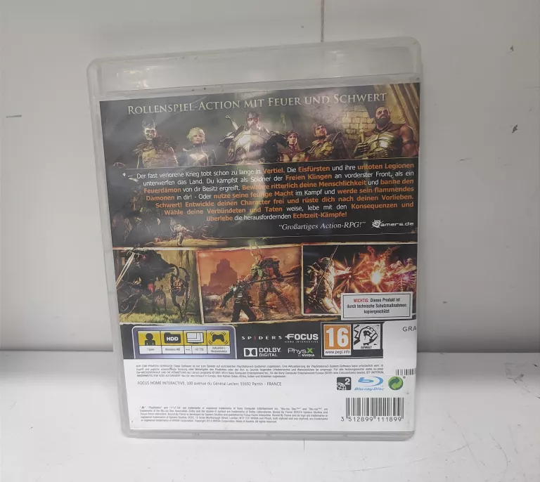 GRA PS3 BOUND BY FLAME