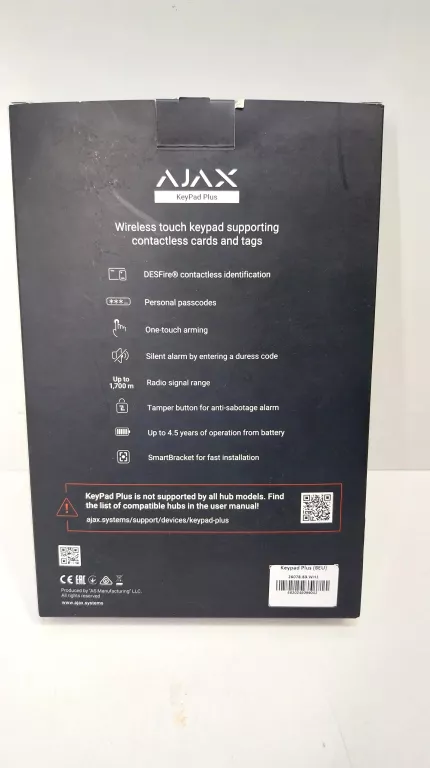 KLAWIATURA DOTYKOWA AJAC KEYPAD PLUS (8EU)