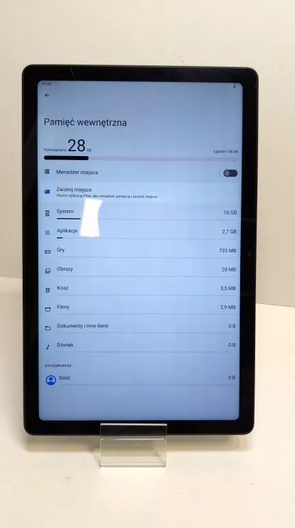 TABLET T-TABLET 128GB 6GB RAM/PĘK.WYŚWIETLACZ
