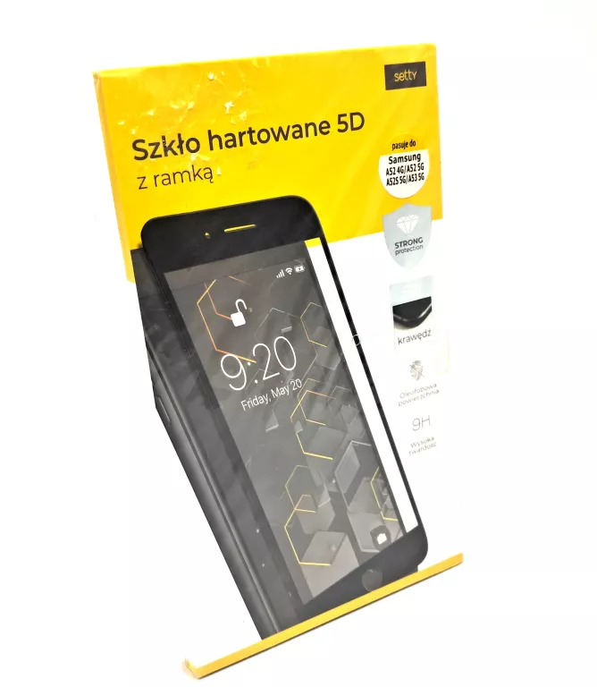 SZKŁO HARTOWANE 5D Z RAMKA/ SETTY