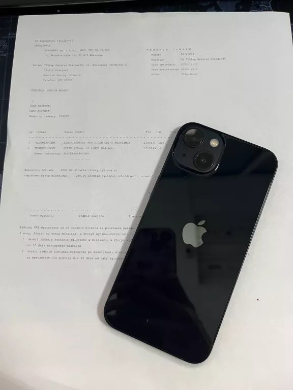 TELEFON IPHONE 13 128GB GWARANCJA! BATERIA 100%