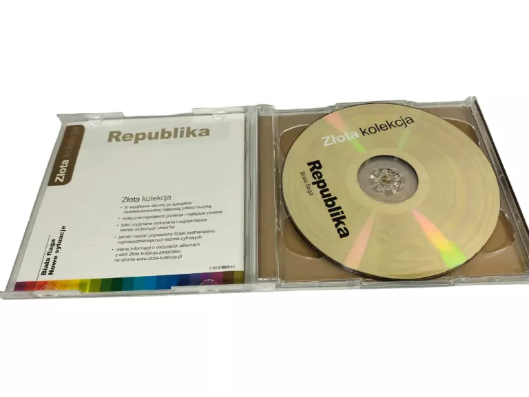 CD REPUBLIKA BIAŁA FLAGA ZŁOTA KOLEKCJA