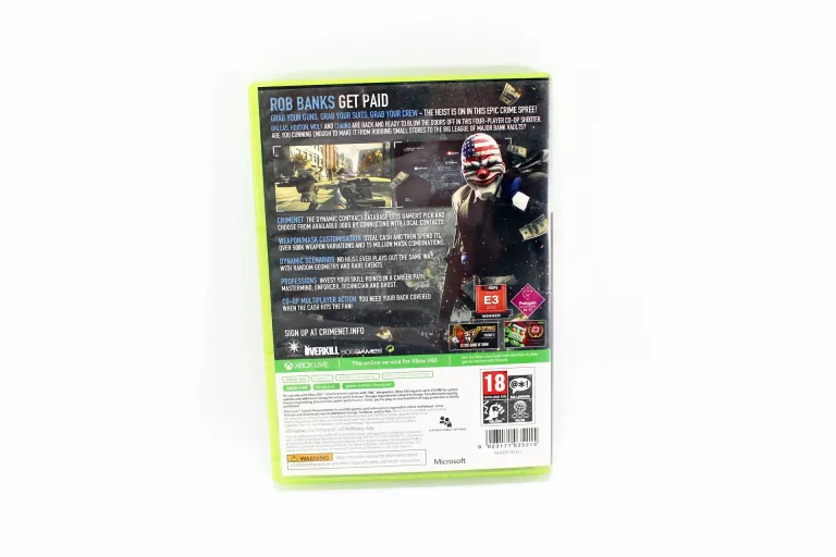 GRA NA XBOX 360 PAYDAY 2