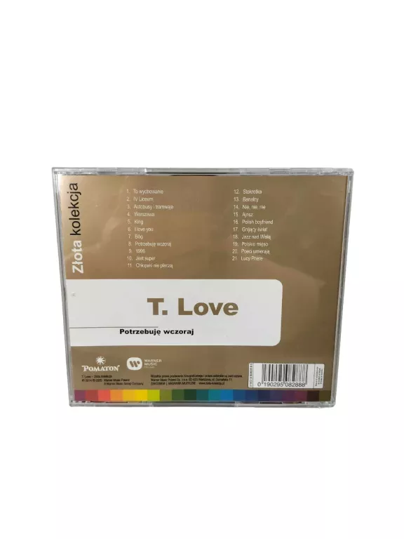 CD T. LOVE POTRZEBUJĘ WCZORAJ ZŁOTA KOLEKCJA