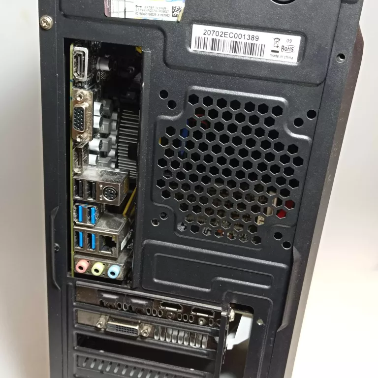 KOMPUTER STACJONARNY DO GIER INTEL I5 10TH GTX 1050 16GB