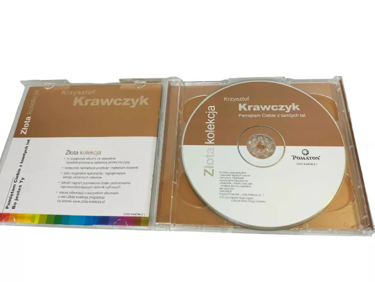 CD KRZYSZTOF KRAWCZYK PAMIĘTAM CIEBIE Z TAMTYCH LAT ZŁOTA KOLEKCJA