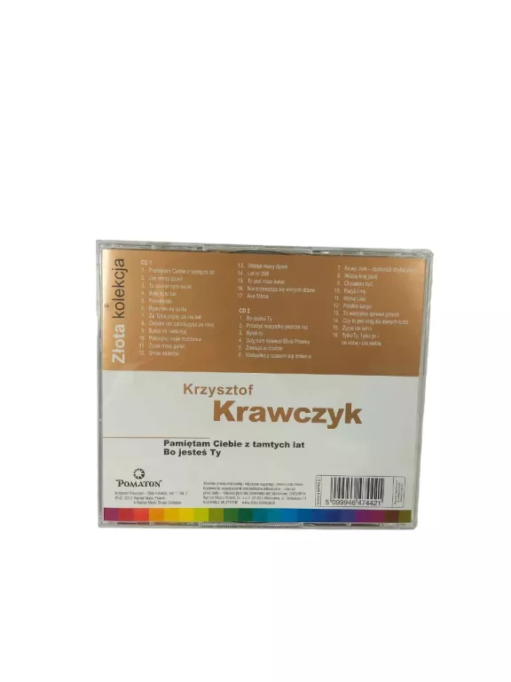 CD KRZYSZTOF KRAWCZYK PAMIĘTAM CIEBIE Z TAMTYCH LAT ZŁOTA KOLEKCJA