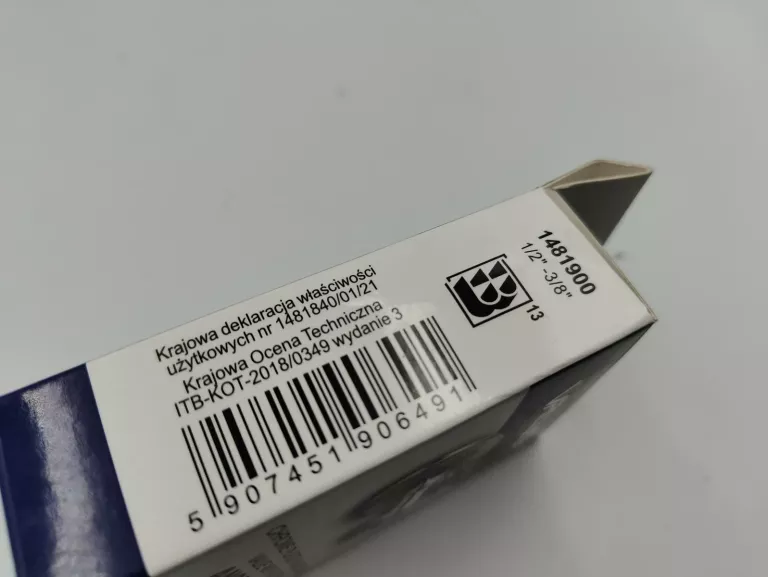 VALVEX ZAWÓR KULOWY 1/2X3/8 Z FILTREM 1481900