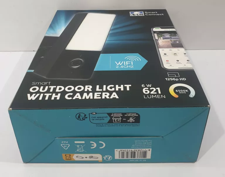 LAMPA Z KAMERĄ LSC SMART CONNECT INTELIGENTNA 6 W