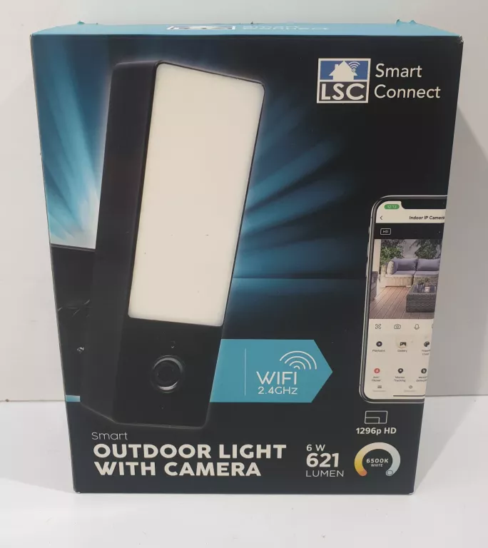 LAMPA Z KAMERĄ LSC SMART CONNECT INTELIGENTNA 6 W