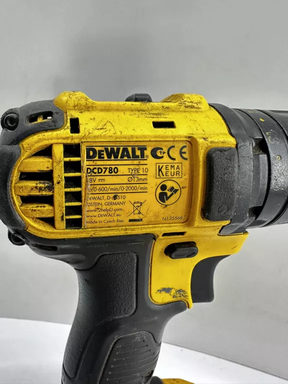 WKRĘTARKA DEWALT DCD 780 2X AKU + ŁAD + WALIZKA # SZCZOTKI