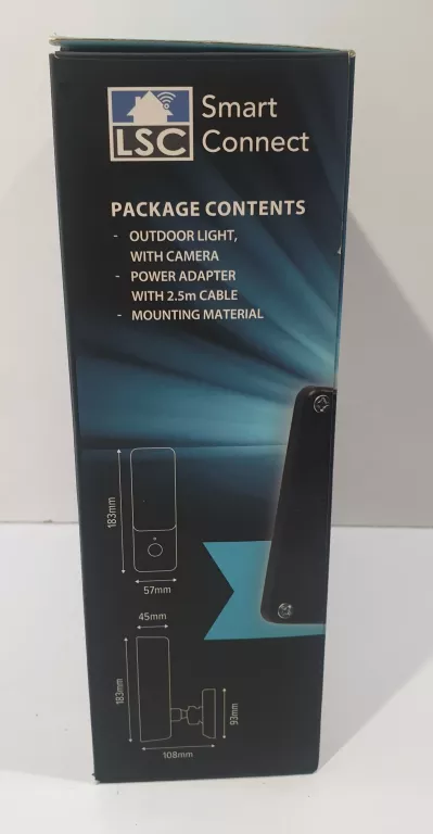 LAMPA Z KAMERĄ LSC SMART CONNECT INTELIGENTNA 6 W