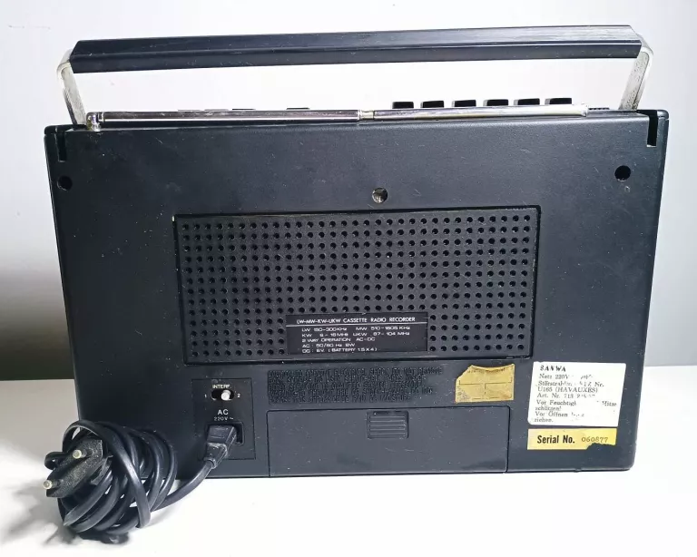 STARY ZABYTKOWY RADIOMAGNETOFON SANWA 7021 UNIKAT