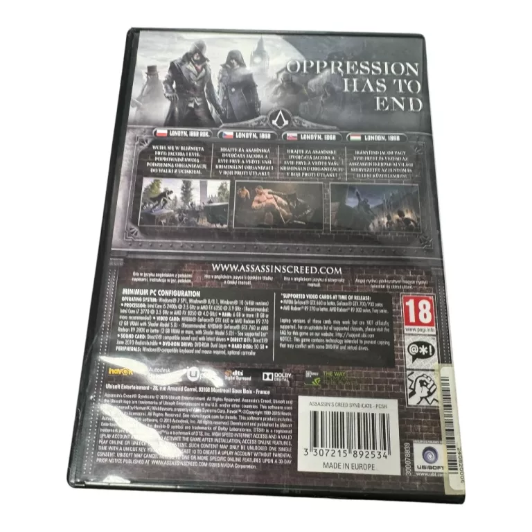 ASSASSIN'S CREED SYNDICATE PC GRA