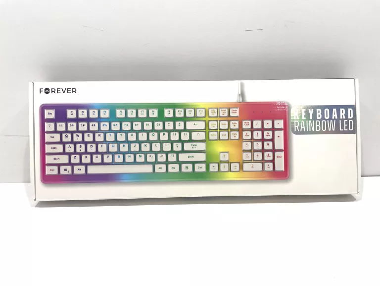 KLAWIATURA FOREVER RAINBOW LED