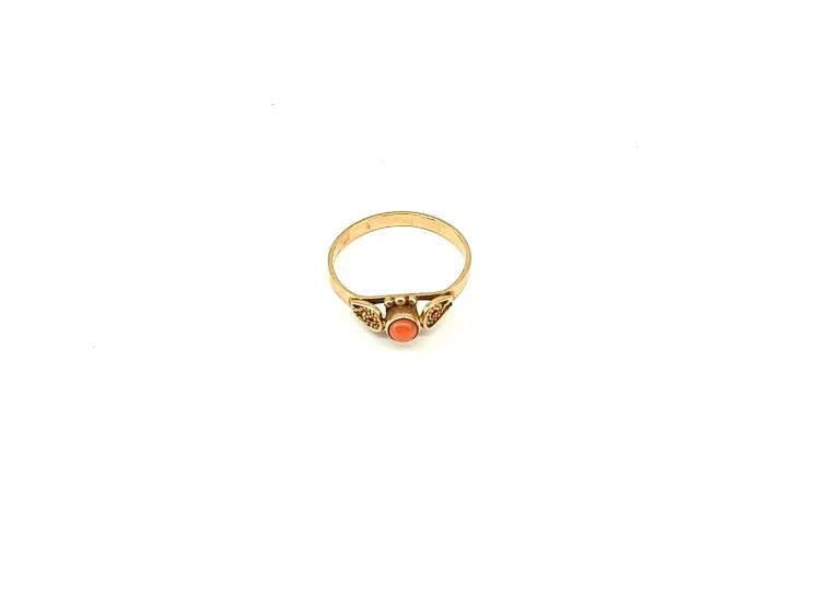 elegancki-zloty-pierscionek-z-koralem-585-193g-rodzaj-2205-2
