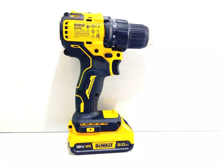 AKUMULATOROWA WIERTARKO-WKRĘTARKA DEWALT DCD708D2T 18V 65NM 2X2AH