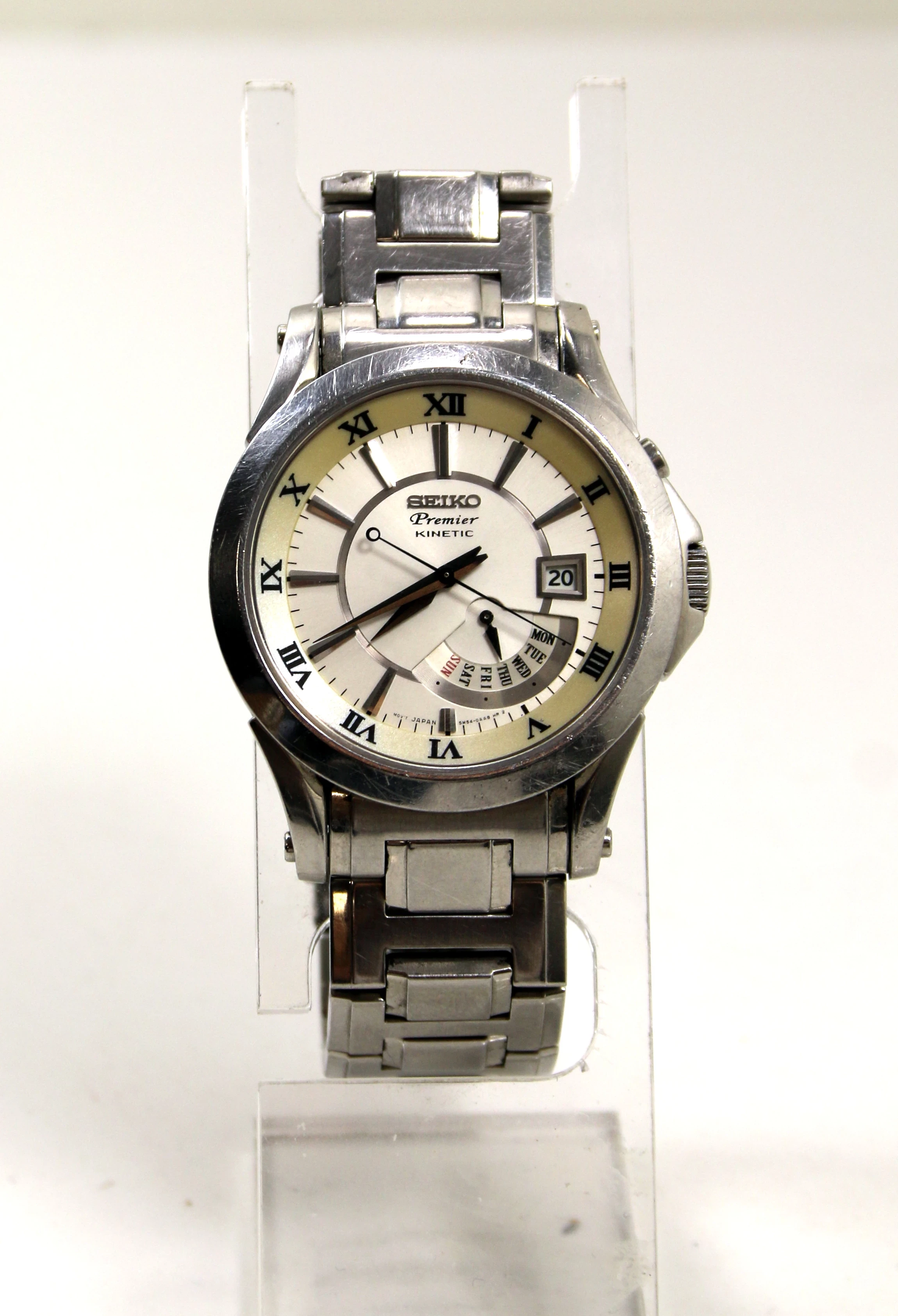 ZEGAREK SEIKO PREMIER KINETIC 5M54 0AA M skie Loombard.pl