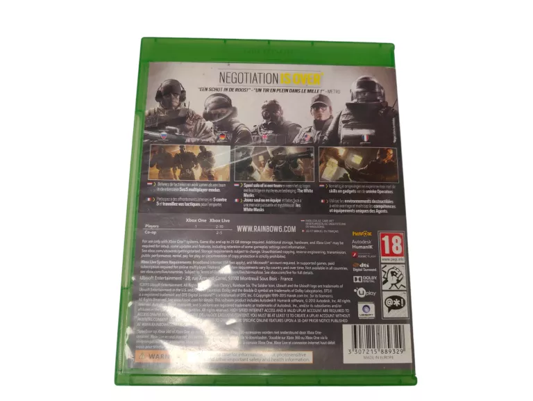 GRA XBOX ONE RAINBOW SIX SIEGE