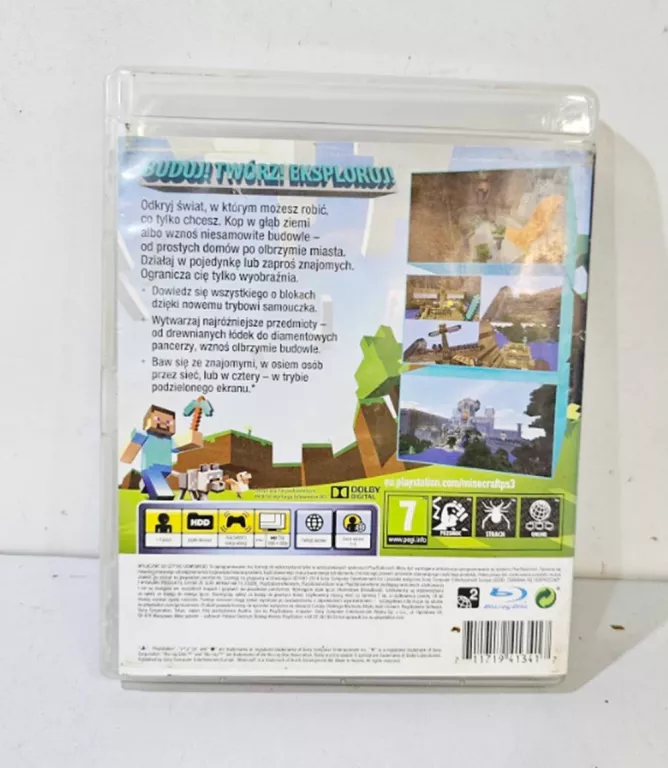 GRA MINECRAFT PLAYSTATION 3 PS3