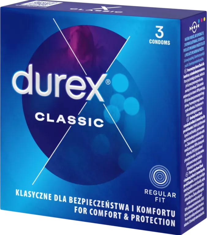 PREZERWATYWY DUREX CLASSIC LATEKSOWE 3 SZTUKI