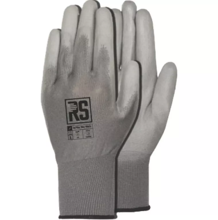 RĘKAWICE RS ULTRA TEC GREY ROZMIAR 10 - XL 1 PAR