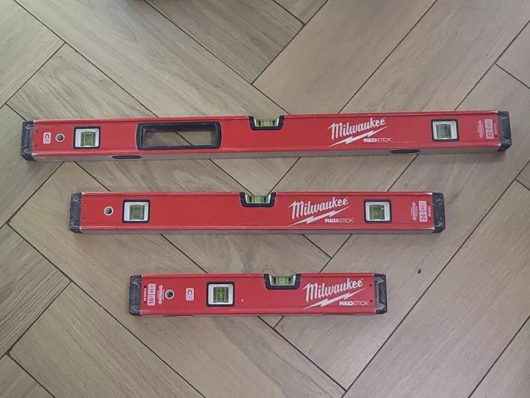 ZESTAW POZIOMIC MILWAUKEE 41 CM 61 CM I 81 CM REDSTICK MAGNETYCZNE