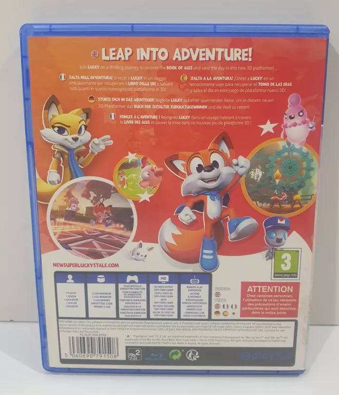 NEW SUPER LUCKY'S TALE (PS4)