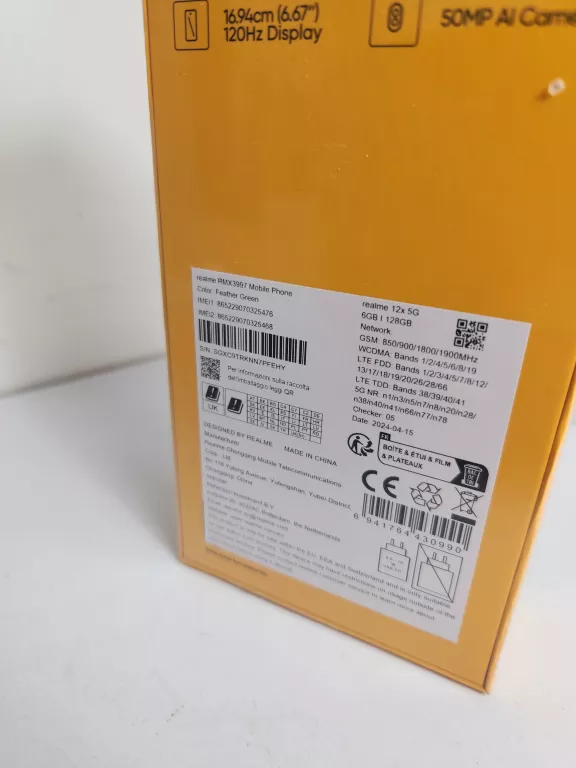 TELEFON REALME 12X 5G ZAPAKOWANY Z PLAY