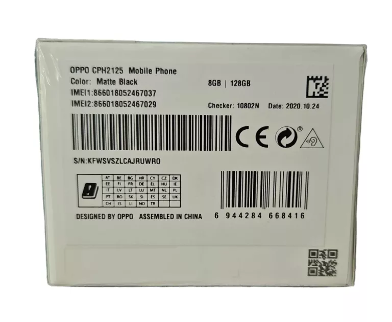 SMARTFON OPPO RENO 4 LITE CPH2125