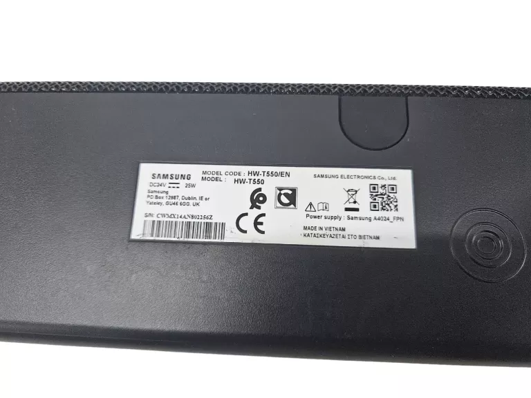 SOUNDBAR SAMSUNG HW-T550/NE PILOT USZK