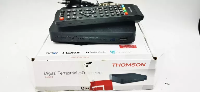 THOMSON DEKODER DVB-T2+ ANTENA POKOJOWA LBO180