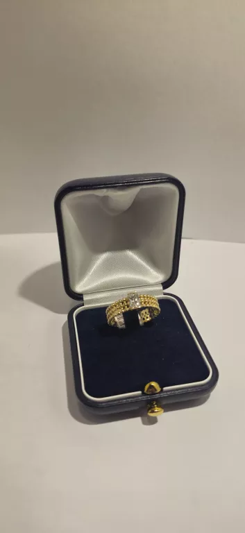 zloty-pierscionek-kulki-z-kamieniem-585-363g-r-20-stan-uzywany