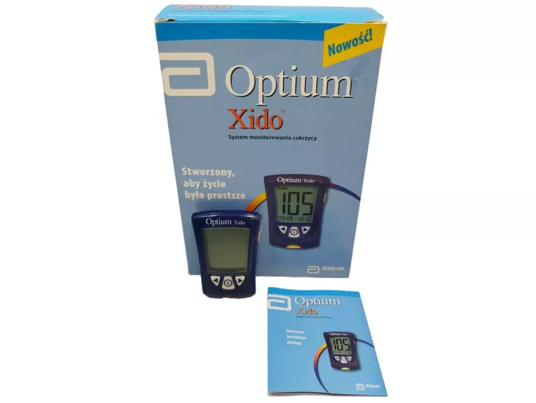 GLUKOMETR OPTIUM XIDO ZESTAW W PUDEŁKU NEW