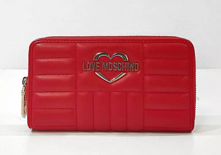 PORTFEL LOVE MOSCHINO DUŻY CZERWONY