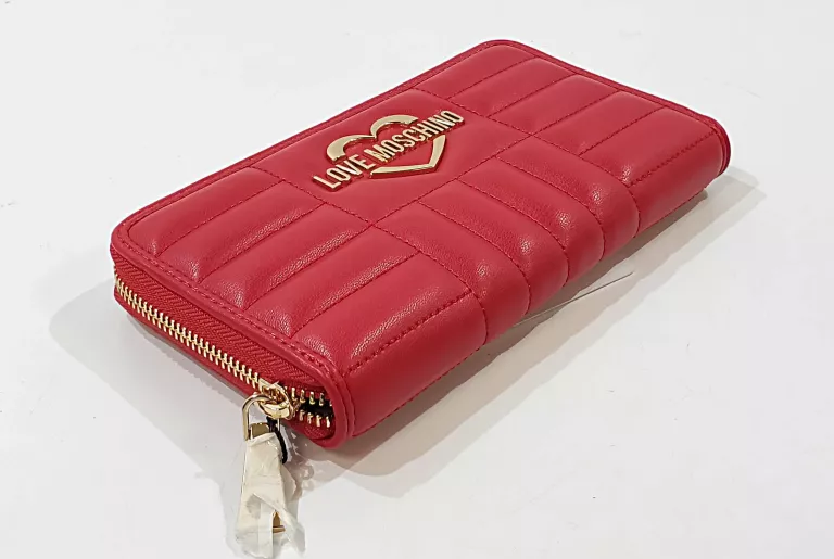 PORTFEL LOVE MOSCHINO DUŻY CZERWONY