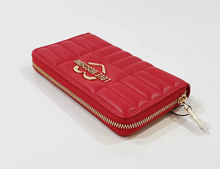 PORTFEL LOVE MOSCHINO DUŻY CZERWONY